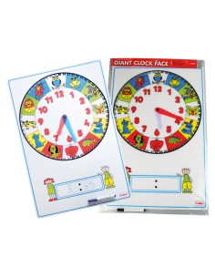 RELOJ MANUAL GIGANTE CON NUMERO 75X52CM HENBEA 992