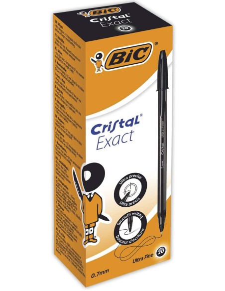 Cristal Exact Negro Bolígrafo Ultrafino 1 pieza(s) 992603