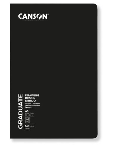 CUAD. DIBUJO C. GRADUATE DESSIN GRAP.A5 - Pack de 5 unidades