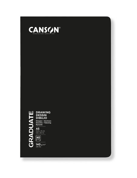 CUAD. DIBUJO C. GRADUATE DESSIN GRAP.A5 - Pack de 5 unidades