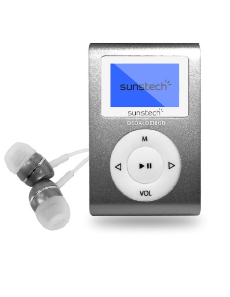 MP3 Dedalo II 8Gb micro USB Reproductor de MP3 Gris