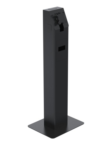 SpacePole Kiosk SPK400-17 accesorio para terminal de punto de venta Juego para quiosco Negro Metal 75 x 75 mm 100 x 100 mm