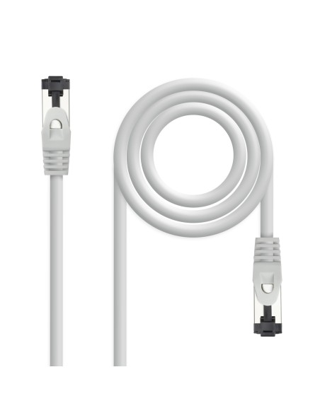 Cable de Red Latiguillo Cat.8.1 2GHz LSZH SSTP AWG26, Gris, 3 m