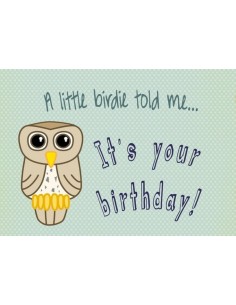 Postal A little Birdie told me