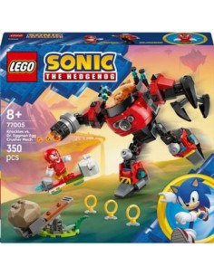 KNUCKLES VS MECA EGG CRUSHER DEL DR EGGMAN LEGO