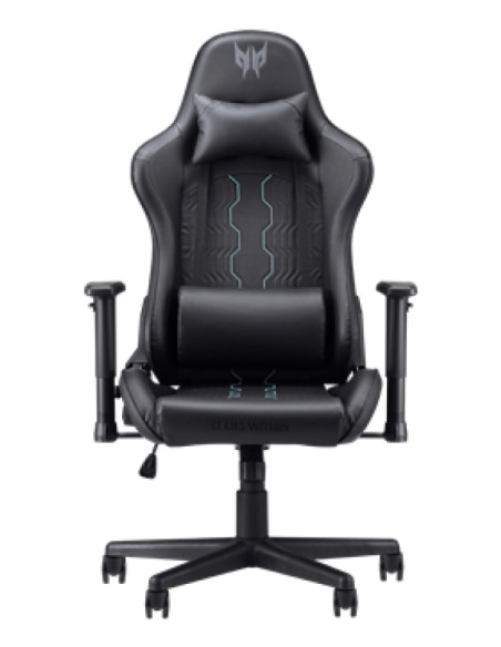 PGC331 Silla para videojuegos universal Negro, Azul