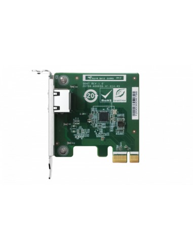 QXG-2G1T-I225 adaptador y tarjeta de red Interno Ethernet 2500 Mbit/s