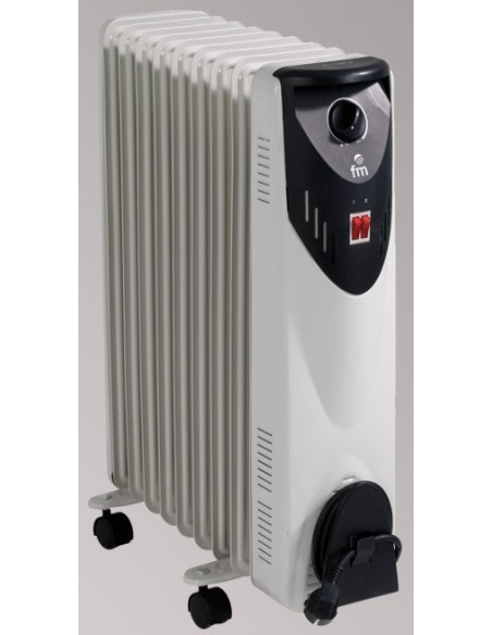 RW-20 calefactor eléctrico Negro, Gris 2000 W Radiador