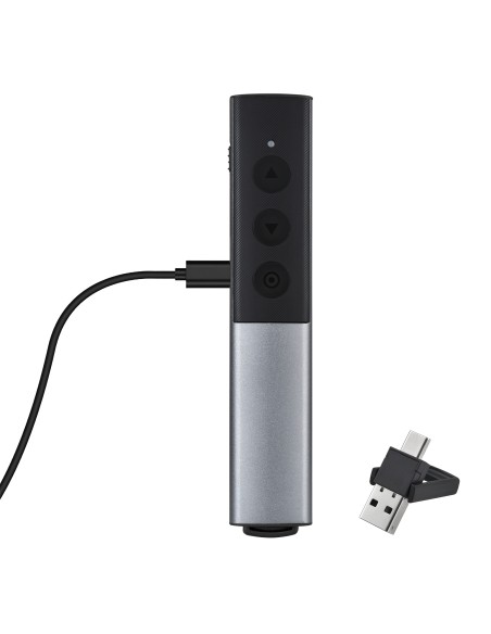 32366 apuntador inalámbricos RF Negro, Plata