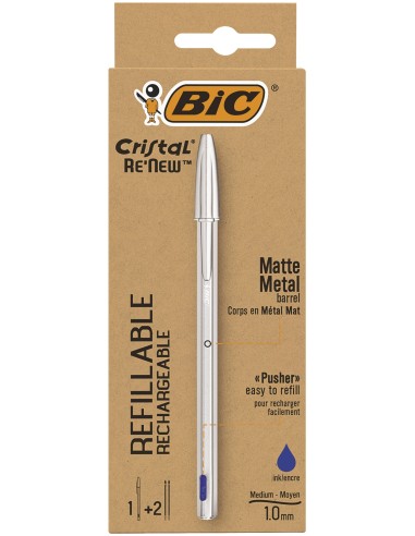 Cristal Renew Azul Bolígrafo 3 pieza(s) 997202