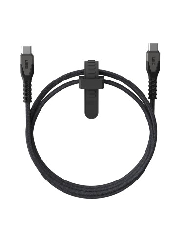 Kevlar cable USB 1,5 m USB 2.0 USB C Negro, Gris