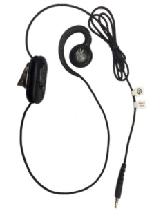 HDST-35MM-PTT1-02 auricular y casco Auriculares Alámbrico Dentro de oído Oficina/Centro de llamadas Negro