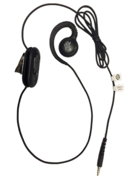 HDST-35MM-PTT1-02 auricular y casco Auriculares Alámbrico Dentro de oído Oficina/Centro de llamadas Negro
