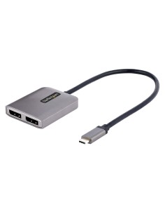 Adaptador USB-C a DisplayPort 1.4 Doble - Hub MST USB C Multi Monitor - Divisor Multiplicador DP Doble 5K 60Hz DP - HDR - con Ca