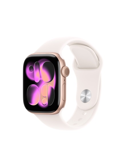 Watch Series 11 OLED 42 mm Digital 374 x 446 Pixeles Pantalla táctil 5G Oro rosa Wifi GPS (satélite)