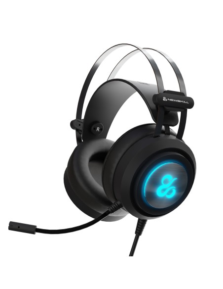 NS-HS-DRAKAINV2-B auricular y casco Auriculares Alámbrico Diadema Juego Negro