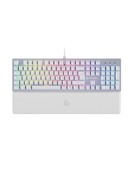 NS-KB-SERIKEV2 teclado USB QWERTY Español Blanco