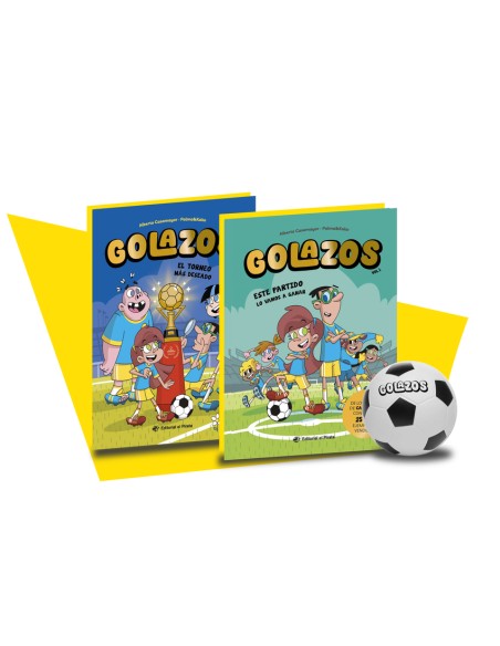 Estuche Golazos 2 libros pelota