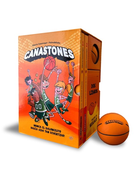 Estuche Canastones 2 libros pelota