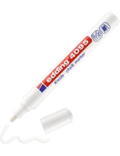 C 10 ROTULADOR EDDING 4095 BLANCO MARCADOR TIZA LIQUIDA