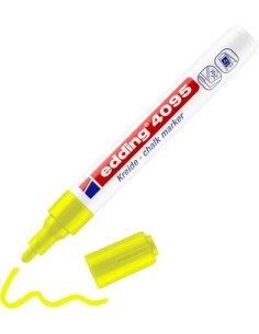 C 10 ROTULADOR EDDING 4095 AMARILLO MARCADOR TIZA LIQUIDA