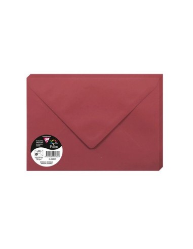 SOBRE CLAIREFONTAINE 162x229 BURDEOS P/2