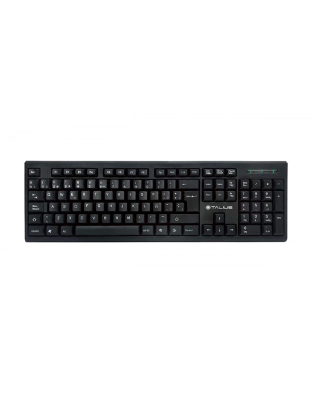 KB501 teclado Oficina USB QWERTY Inglés, Español Negro