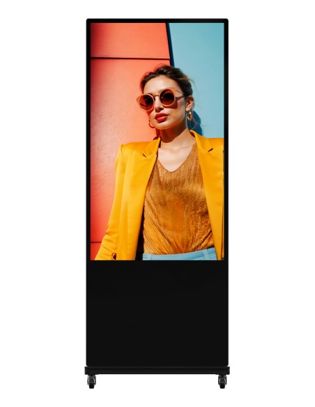 DS-D6055UN-D/S pantalla de señalización Diseño de quiosco 139,7 cm (55") LED Wifi 500 cd / m² 4K Ultra HD Negro Procesador incor