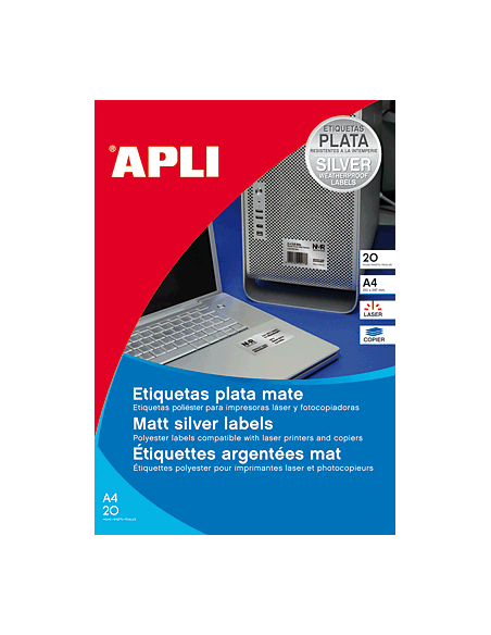 APL B20H ETIQ POLIESTER 210X297 PL 10071
