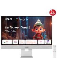 ZenScreen Smart Monitor MS27UC pantalla para PC 68,6 cm (27") 3840 x 2160 Pixeles 4K Ultra HD LCD Gris