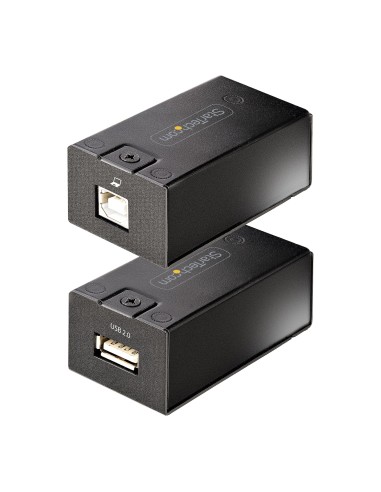 Extensor USB 2.0 por Cable Cat5e/Cat6 (RJ45) - Juego Adaptador de USB por Ethernet de 150m - Alargador USB Alimentado Externamen