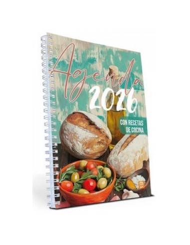 AGENDA 2026 CON RECETAS DE COCINA