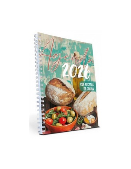 AGENDA 2026 CON RECETAS DE COCINA