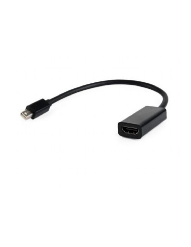 A-MDPM-HDMIF-02 adaptador de cable de vídeo Mini DisplayPort HDMI tipo A (Estándar) Negro