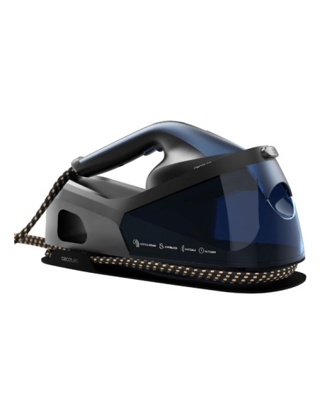 A01_EU01_102084 estación plancha al vapor 2400 W 1,2 L Suela de cerámica Negro, Azul, Gris