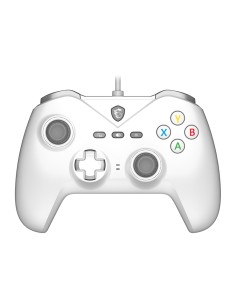 FORCE GC200 WHITE mando y volante Blanco USB Gamepad Analógico/Digital Android, PC