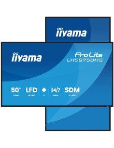 LH5075UHS-B2AG pantalla de señalización Pantalla plana para señalización digital 125,7 cm (49.5") LCD Wifi 500 cd / m² 4K Ultra 
