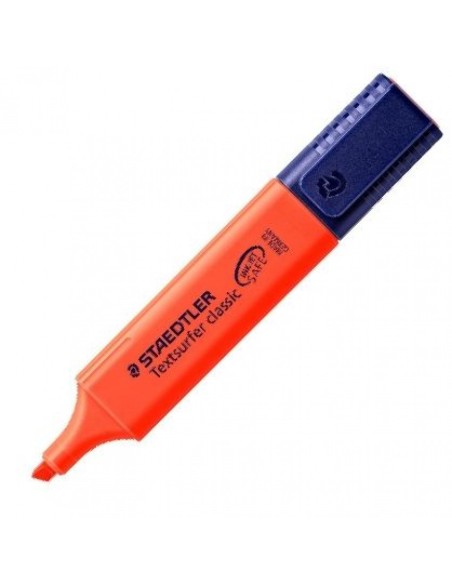 C 10 MARCADORES FLUORESCENTES ROJO TEXTSURFER 364 2