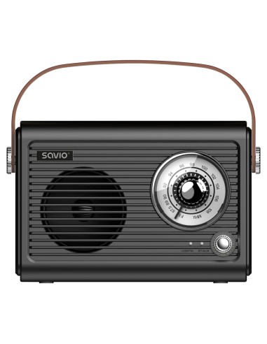 RS-01 radio Portátil Analógica Negro