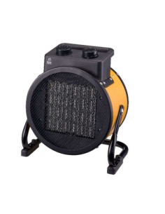 TI-20 calefactor eléctrico Interior Negro, Amarillo 2000 W Ventilador eléctrico