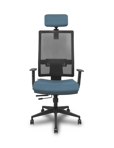 Silla Horna traslack bali gris oscuro brazos 1D ruedas engomadas 65mm y cabecero regulable