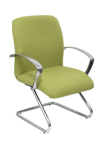 Sillón Caudete confidente patín bali verde oliva