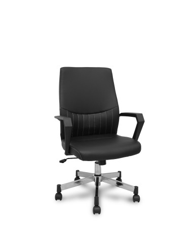 Sillón confidente Opti520CB basculante similpiel negro