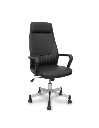 Sillón de dirección Opti520 basculante similpiel negro