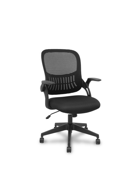 Silla Opti544 negra respaldo malla negro asiento 3D negro