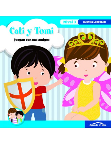 Cati y Tomi juegan con sus amigos