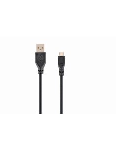 USB 2.0/microUSB 2.0, 0.3m cable USB 0,3 m USB A Micro-USB B Negro