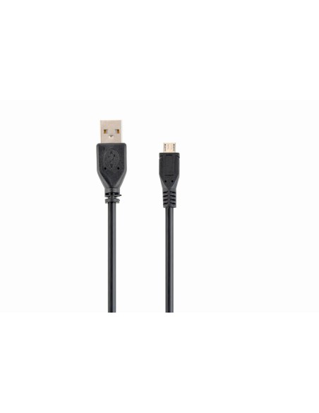 USB 2.0/microUSB 2.0, 0.3m cable USB 0,3 m USB A Micro-USB B Negro