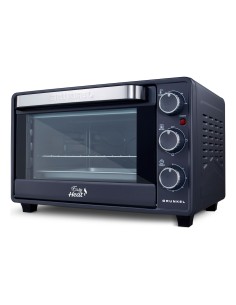 HR-23EASY horno 23 L 1600 W Negro, Acero inoxidable