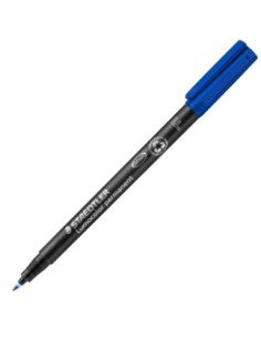 C 10 ROTULADOR LUMOCOLOR 318 AZUL PUNTA F PERMANENTE